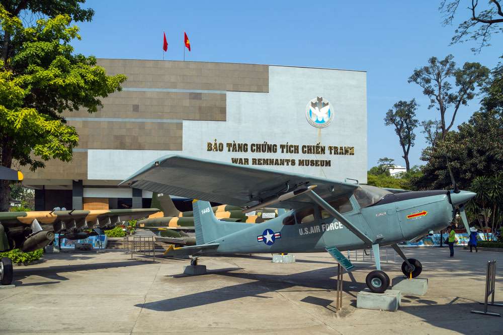 Musée des vestiges de la guerre à Saigon, Vietnam
